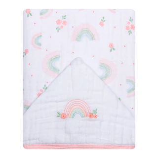 Toalha de Banho Bebê Papi Soft Com Capuz Bordado 3 Camadas de tecido fralda 90x75cm em Oferta na Shopee