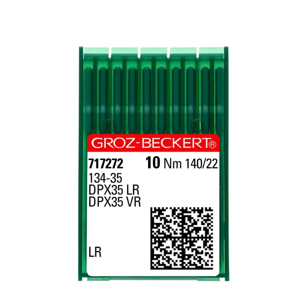 Agulha Industrial DPx35 LR Nº 22 / Nº 24 Ponta Lança Groz-Beckert