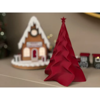 Mini Árvore de Natal Ondulada Decoração Enfeite Natalino