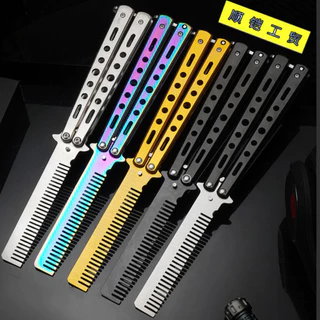 Pente Canivete Butterfly Modelo Fade Decrade Dobrável Treino Cs Go Portátil Resistente Esportivo