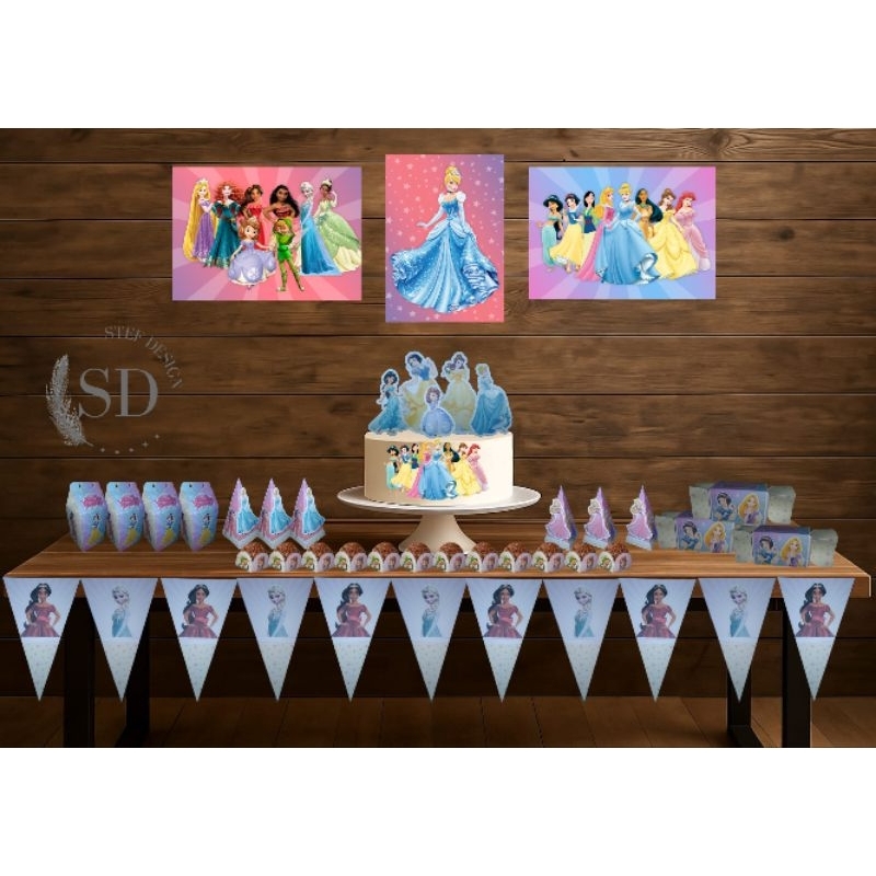 Kit Festa Infantil Personalizado 50 Itens – Decoração Completa Sob ...