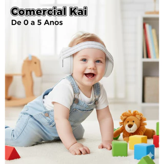 Abafador Protetor de ruido Anti ruido som para autistas, Bebe, Infantil e Adulto de 0 a 5 anos e 6 anos a Adulto