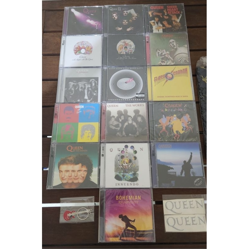 COLEÇÃO COMPLETA ESTÚDIO QUEEN 15 CDS [ORIGINAIS] (LACRADOS) +