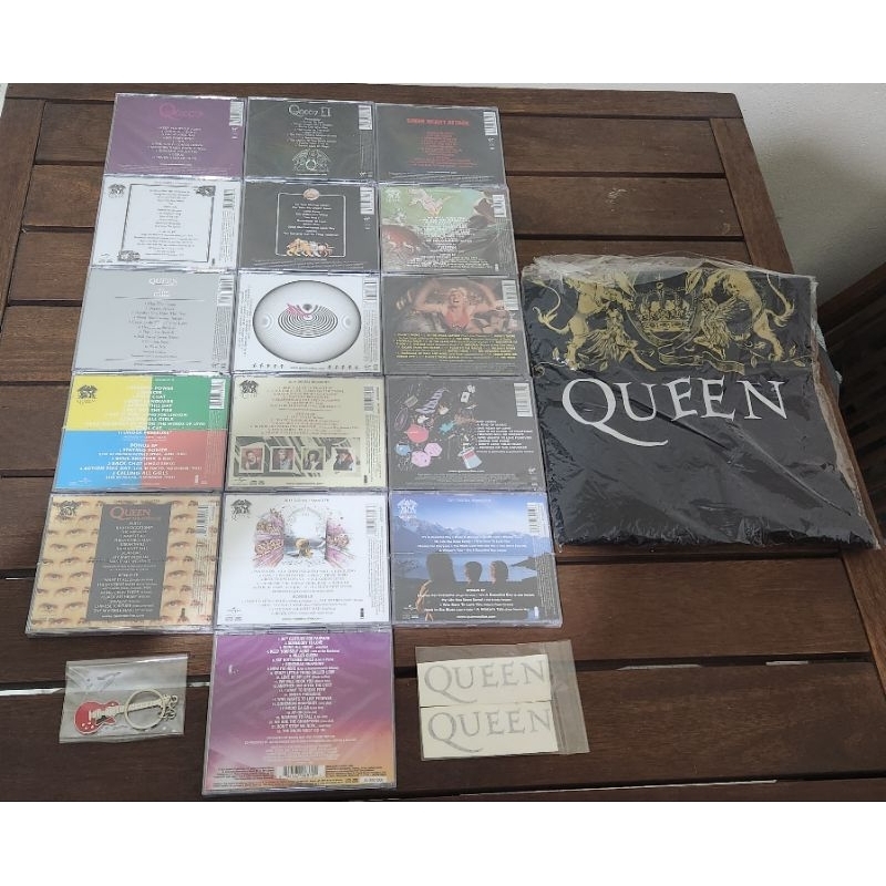 COLEÇÃO COMPLETA ESTÚDIO QUEEN 15 CDS [ORIGINAIS] (LACRADOS) +