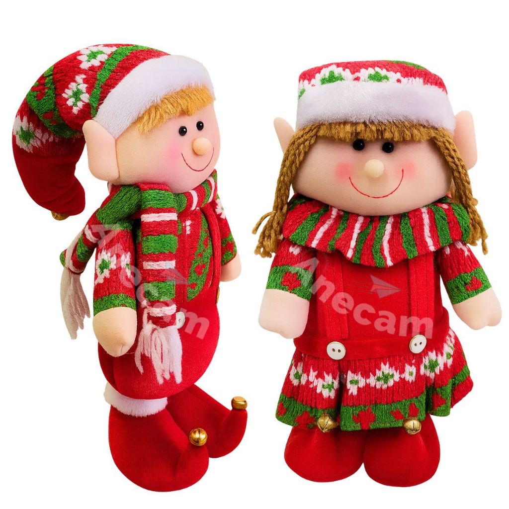 Boneco Grande de Natal Papai Noel Duende Bonecos Super Grande 45 cm ...