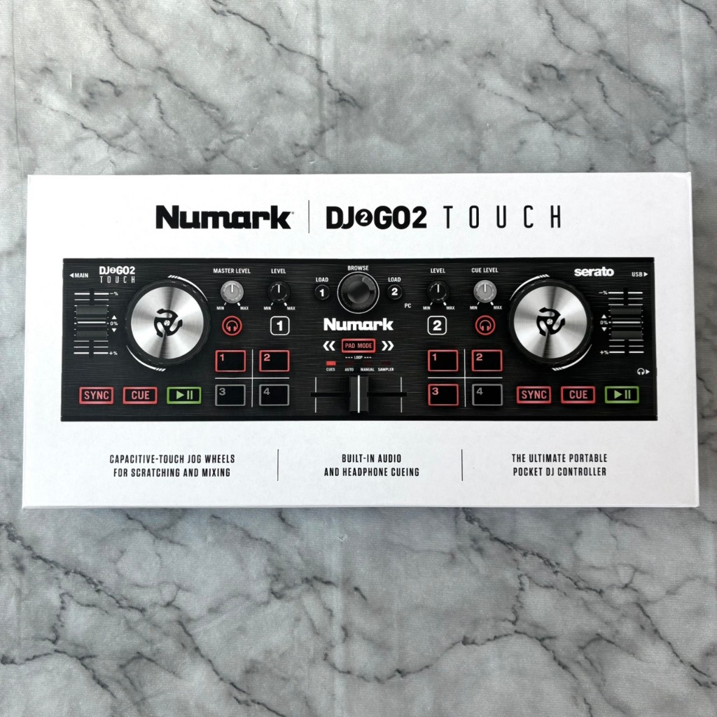 Numark Portable DJ Controller with Touch-Sensitive Wheels and