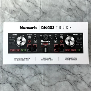 Numark Portable DJ Controller with Touch-Sensitive Wheels and Built-In Audio Interface – DJ2GO2 Touch for Serato DJ Lite