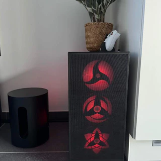 Kit 4 Grades Grelhas para Cooler Fan Grill 120mm Naruto Clã Uchiha