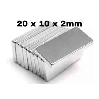 10, 20, 50 unidades Imã Neodímio 20x10x2 Mm Pronta Entrega em Oferta na Shopee