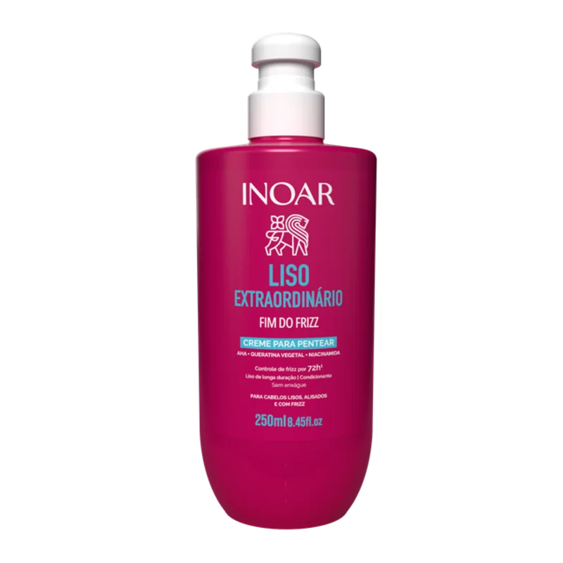 Inoar Liso Extraordinário Creme para Pentear 250ml | Shopee Brasil