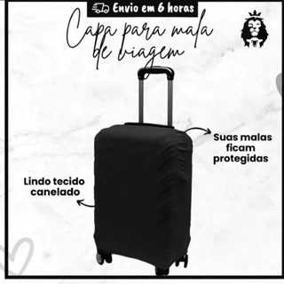 Capa Protetora Para Mala De Viagem 10kg a 23kg Tecido Premium Reforçado Elastico em Oferta na Shopee