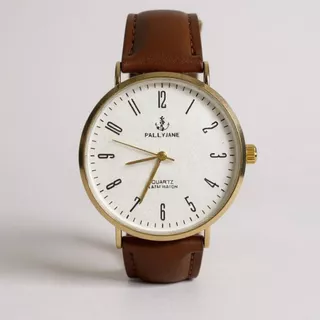 Relógio Masculino Casual Elegante Quartzo Pulseira de Courino Qualidade
