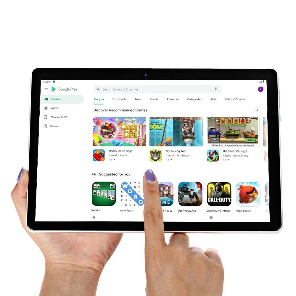 Tablet Grande 10 Polegadas 4gb 64gb Android Wifi + Capa preto | Shopee ...
