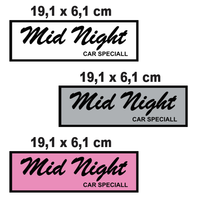 Adesivos midnight club car special japan wangan stickers pack 3 ...