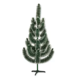 Arvore de natal  nevada 130 cm de altura 29 galhos bem cheio e distribuídos modelo pinheio