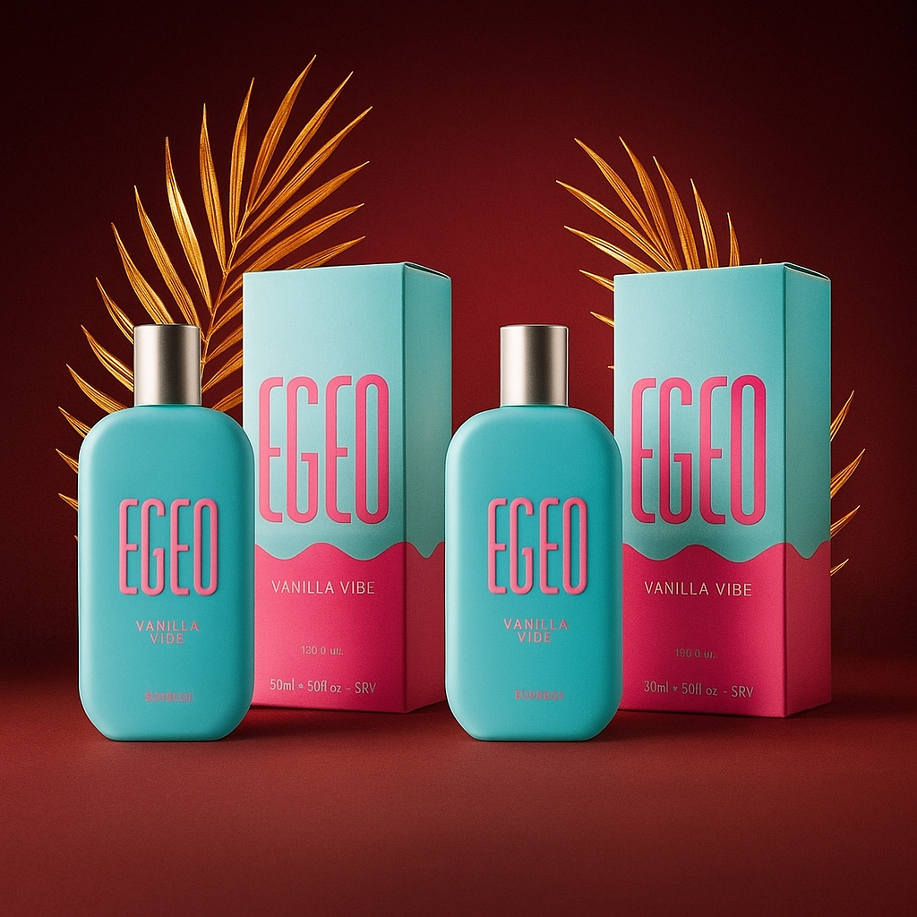 Egeo Vanilla Vibe – Kit 2 Perfumes Femininos de 100ml | Shopee Brasil