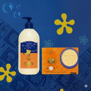 Kit Cuide-se Bem Bob Esponja 400ml em Oferta na Shopee