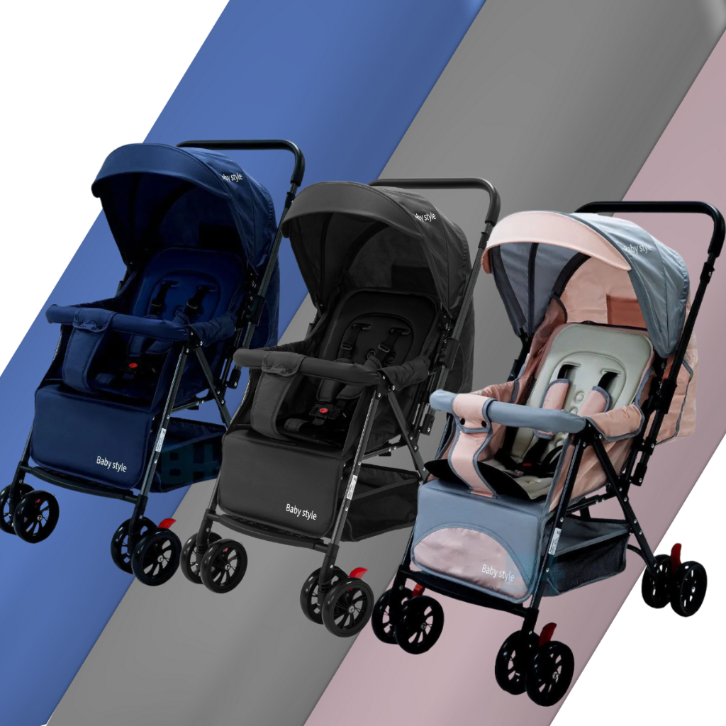 Carrinho de bebê para passeio reclinável e dobravel Fechamento fácil ...