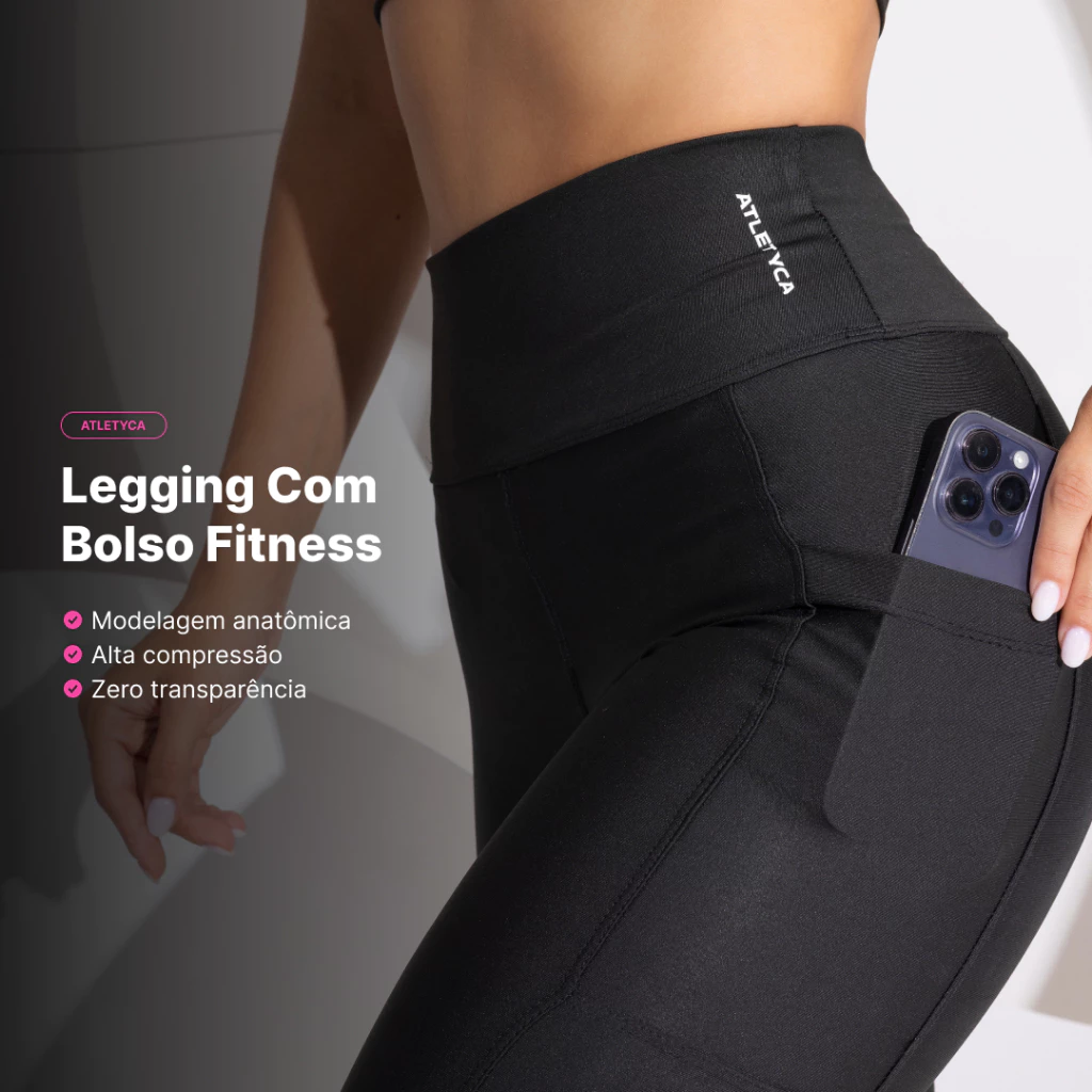 Calça Legging Feminina Atletyca