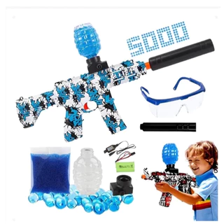 Arma M416/MP5 Elétrica Lança Bolinhas De Gel Com Bolinhas blaster Arminha de Gel+.5.000 Bolinhas