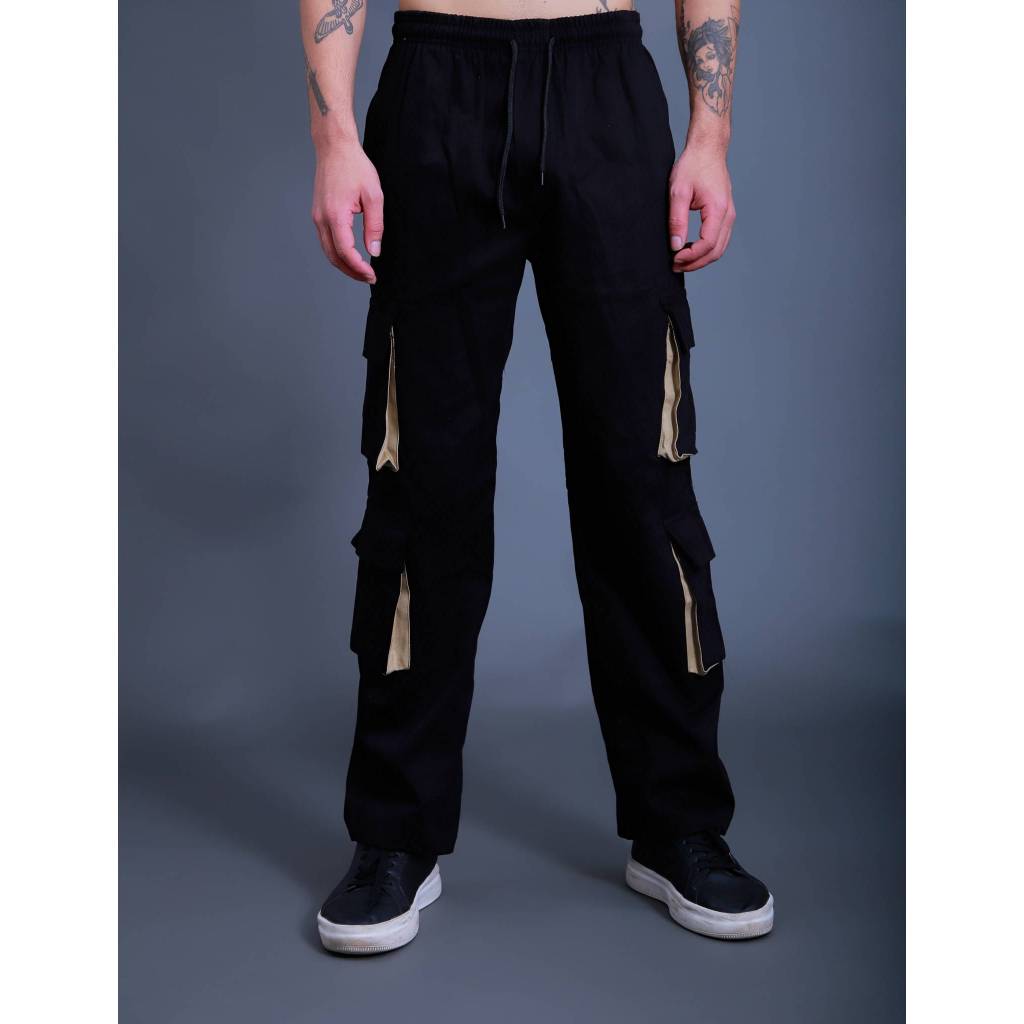 Modelo Novo 2025 Calça Cargo Masculina Original Preta Caqui BegeLarga ...
