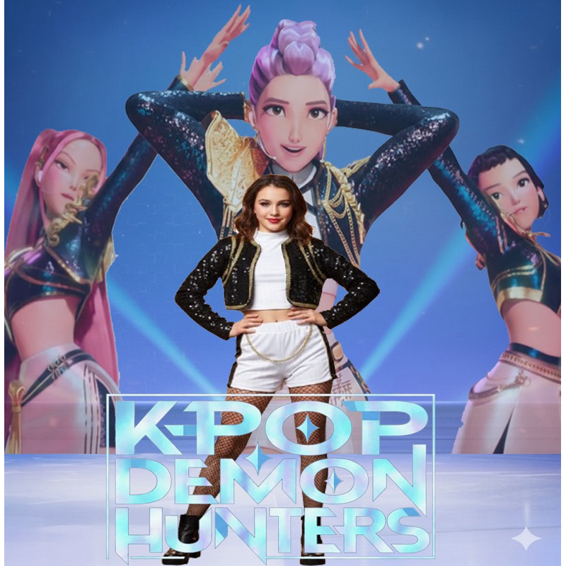 Guerreiras do Kpop - Demon Hunters Rumi - Fantasia Coplay infantil ...