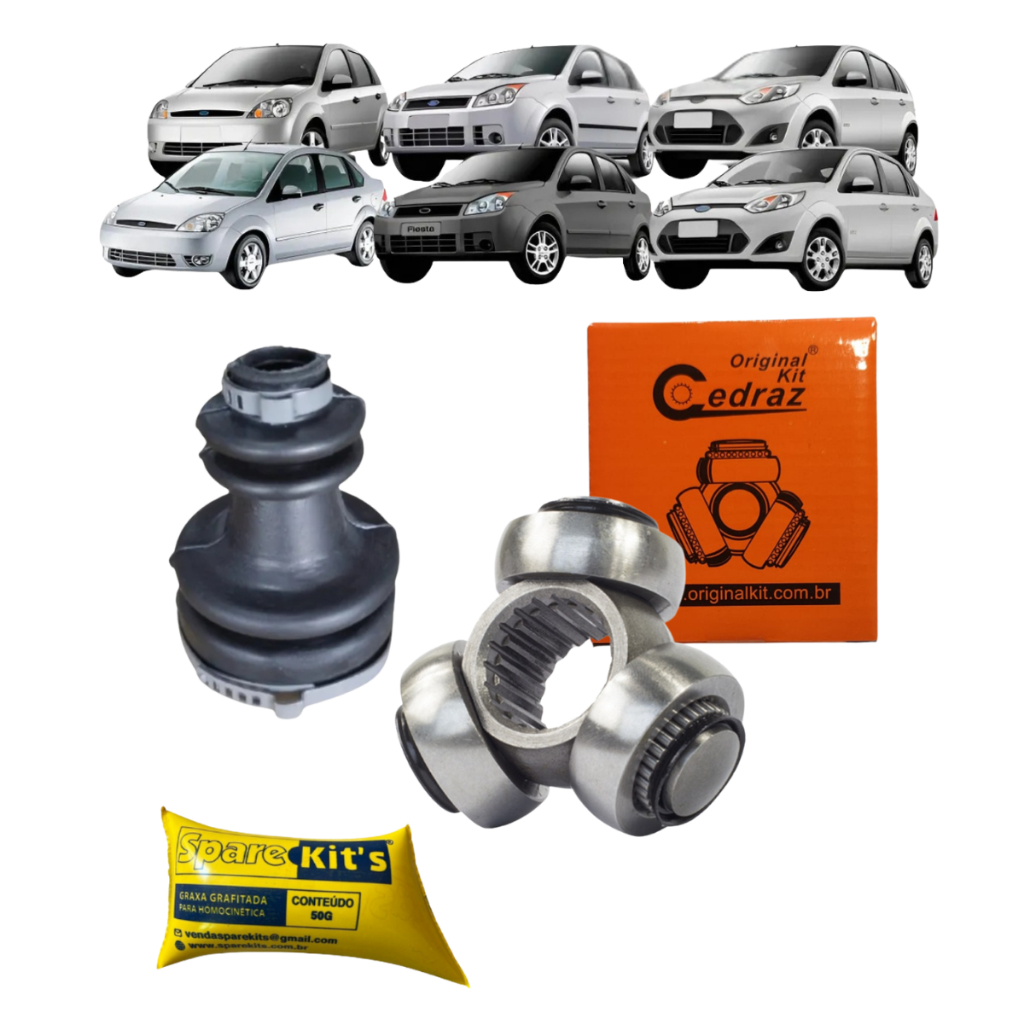 Trizeta + Kit Coifa Fiesta Courier Ecosport Focus Ka 21 Dent