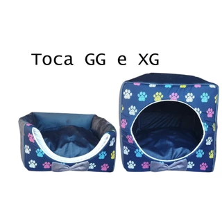 Casinha Toca Cama Iglu 2 Em 1 Cachorro Cão E Gato Tam GG e XG Gigante