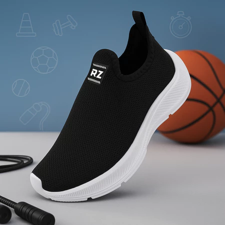 Tênis Meia Masculino Calce Fácil Slip On Confortável Casual Ortopédico 34 ao 44