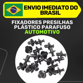 10 Presilhas Parafusos Fixadores 8 mm Carros Paralama Veiculos Porta Rebites de Plástico Resistente
