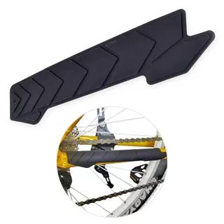 Protetor para Quadro de Bike Chain Stay Corrente Adesivo Silicone Leve e Resistente