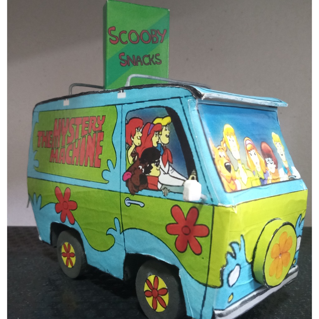 Mini Máquina Mistério do Scooby Doo com caixinha de biscoitos Scooby ...