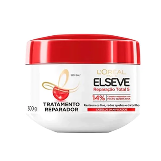 Creme de Tratamento Elséve Reparação Total 5 300g - L'oréal em Oferta na Shopee