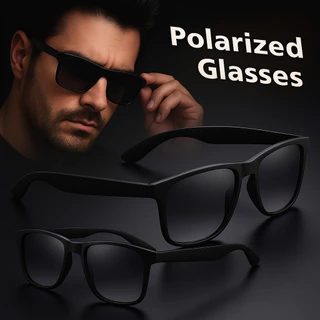 Nova Óculos De Sol Quadrado Masculino pescaClássico Proteção Uv400 Premium