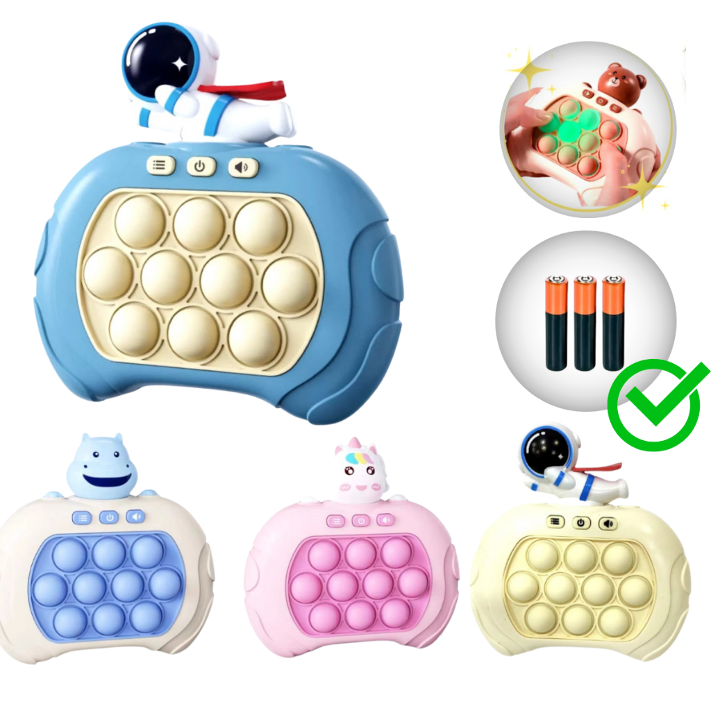 Pop It Eletrônico Fast Push Brinquedo Anti Stress Mini Game