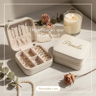Porta Joias Personalizado Com Nome Madrinhas De Casamento Presente