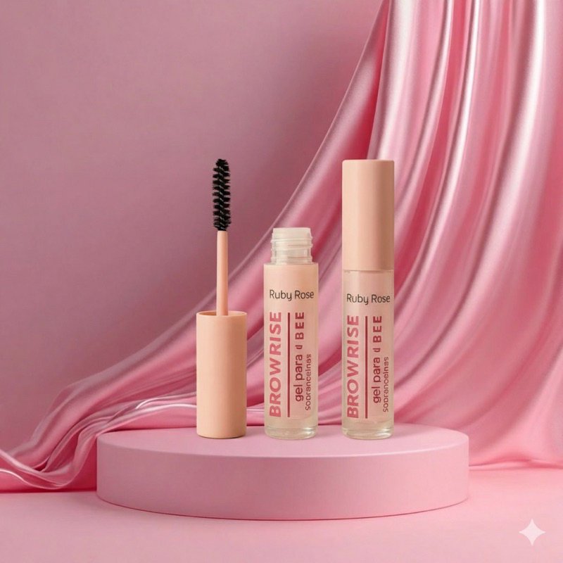 Brow Ruby Rose Gel Fixador de Sobrancelhas Transparente Brow Rise – 4g ...