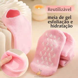 Kit Meias e Luvas de Hidratação Para Os Pés e Mãos Ressecadas Rachada Esfoliante Reutilizavel em Oferta na Shopee