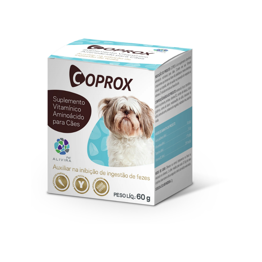 Coprox 60g - Alivira Suplemento Para Cães Coprofagia Duprat | Shopee Brasil
