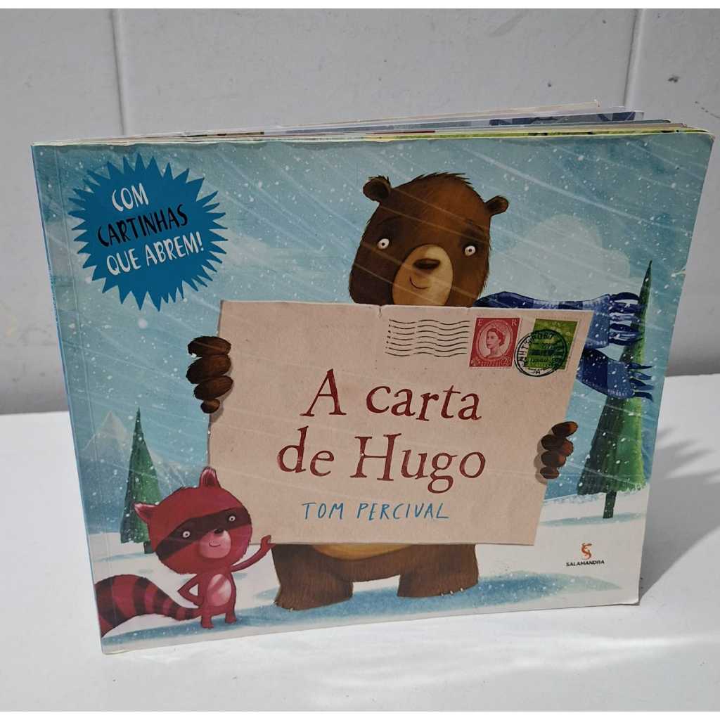 A Carta de Hugo Tom Percival com cartinhas que abrem | Shopee Brasil