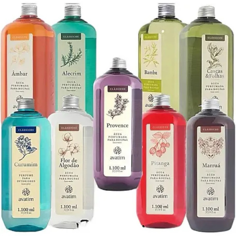 Água Perfumada para Roupas Avatim 1.100mL Diversas Fragrâncias ...