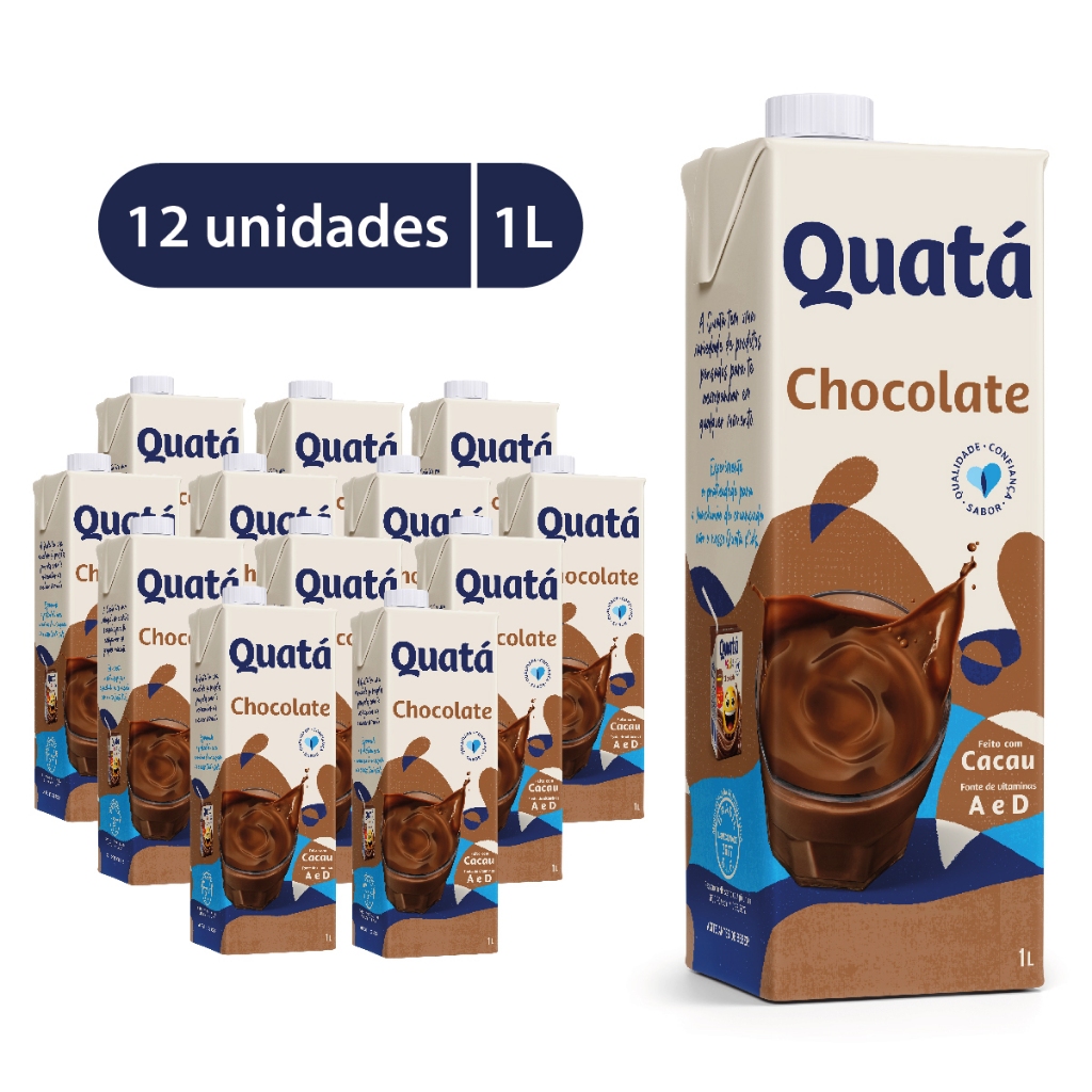 Kit Achocolatado Quatá 1l | Shopee Brasil