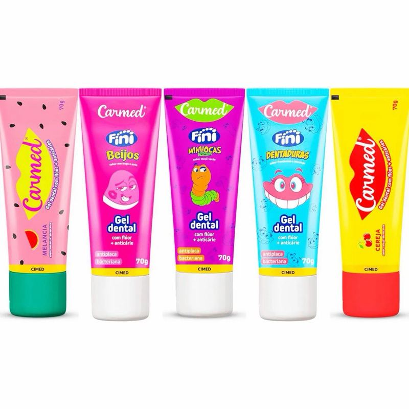 PASTA DE DENTE GEL CARMED 70G | Shopee Brasil