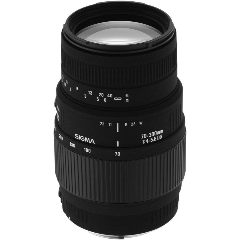 Lente Sigma 70-300 mm F4-5.6 DL Macro Super para câmeras Minolta
