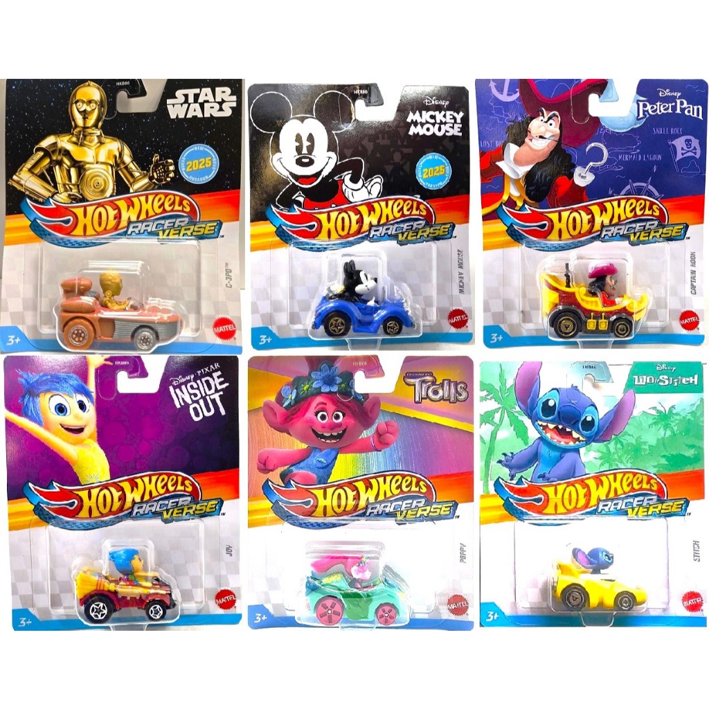 Hot Wheels Racer Verse Racerverse Goofy Pateta Woody Disney Marvel ...