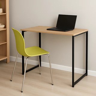 Escrivaninha Mesa para Estudo Computador Compacta Estilo Industrial Aparador Penteadeira