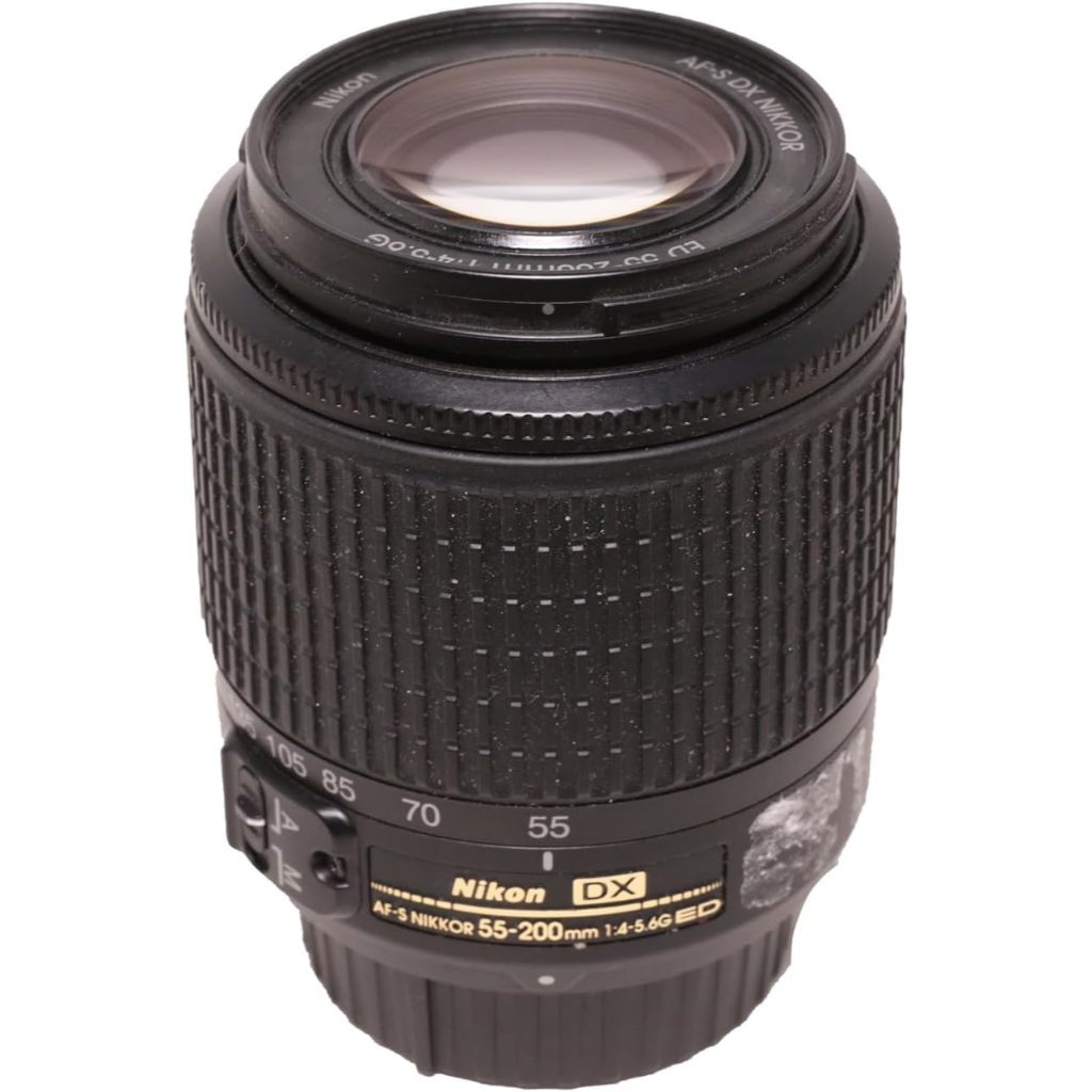 Lente teleobjetiva com zoom Nikon AF-S DX VR Zoom Nikkor ED 55-200
