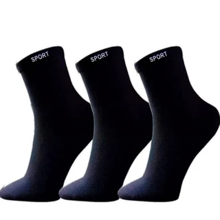 Kit 24 Pares Meia masculina algodão cano longo sport frio confortáveis