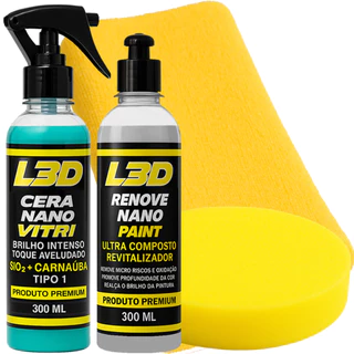 Cera Automotiva L3D / Polidor de Pintura Revitalizador Tira Micro Riscos em Oferta na Shopee