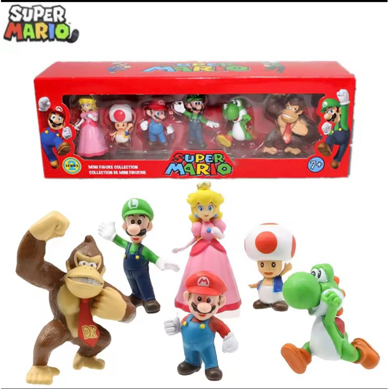 Kit Mario Bros, Bonecos Mario, Brinquedo Mario Bros, Personagens Mario ...